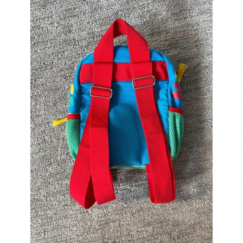 Disney Mickey Mouse Vintage Mini Backpack Red Blue Yellow Colorblock Kids Bag